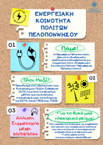 Read more about the article Ενεργειακή Κοινότητα Πολιτών Περιφέρειας Πελοποννήσου» (Ε.Κ.Π.)
