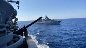 Read more about the article Ανεβάζει τους τόνους στο Αιγαίο η Τουρκία – Έστειλε πολεμικά πλοία ανοιχτά της Κάσου